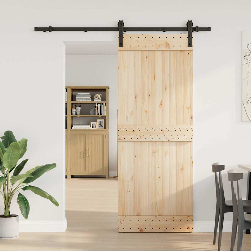 Load image into Gallery viewer, Vidaxl doos met onderdelen voor schuifdeur 183 cm staal zwart