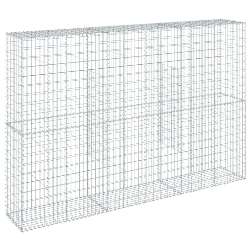 Load image into Gallery viewer, VidaXL Schanskorf 300x50x200 cm gegalvaniseerd ijzer zilverkleurig
