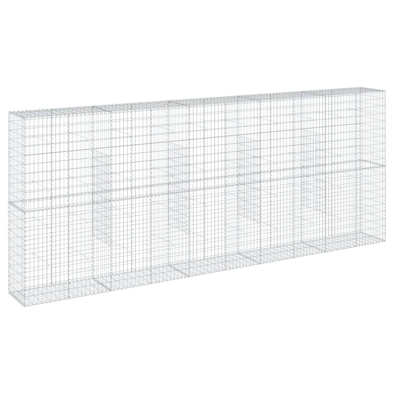 Load image into Gallery viewer, VidaXL Schanskorf 500x50x200 cm gegalvaniseerd ijzer zilverkleurig