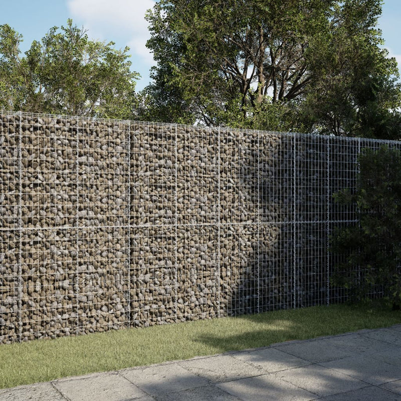 Load image into Gallery viewer, VidaXL Schanskorf 300x100x200 cm gegalvaniseerd ijzer zilverkleurig