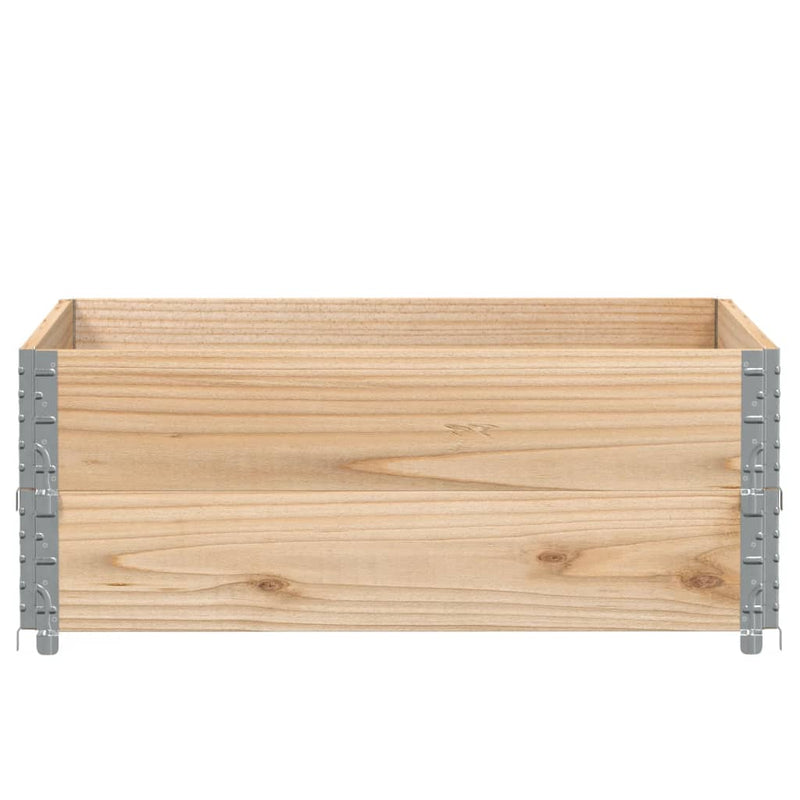 Load image into Gallery viewer, Vidaxl palletopzetranden 2 st 100x100 cm massief grenenhout