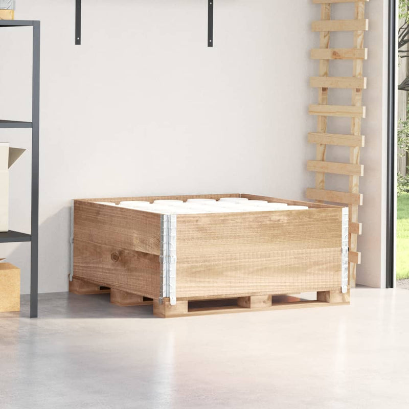 Load image into Gallery viewer, Vidaxl palletopzetranden 2 st 100x100 cm massief grenenhout