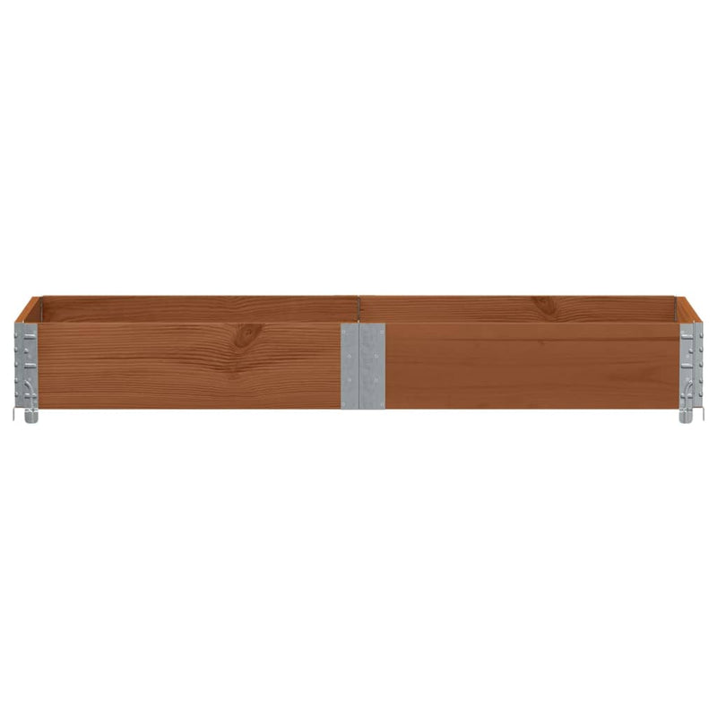 Load image into Gallery viewer, Vidaxl palletopzetrand 150x50 cm massief grenenhout bruin