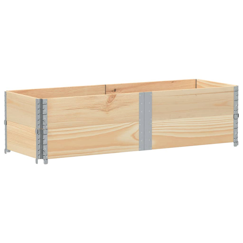 Load image into Gallery viewer, Vidaxl palletopzetranden 2 st 150x50 cm massief grenenhout