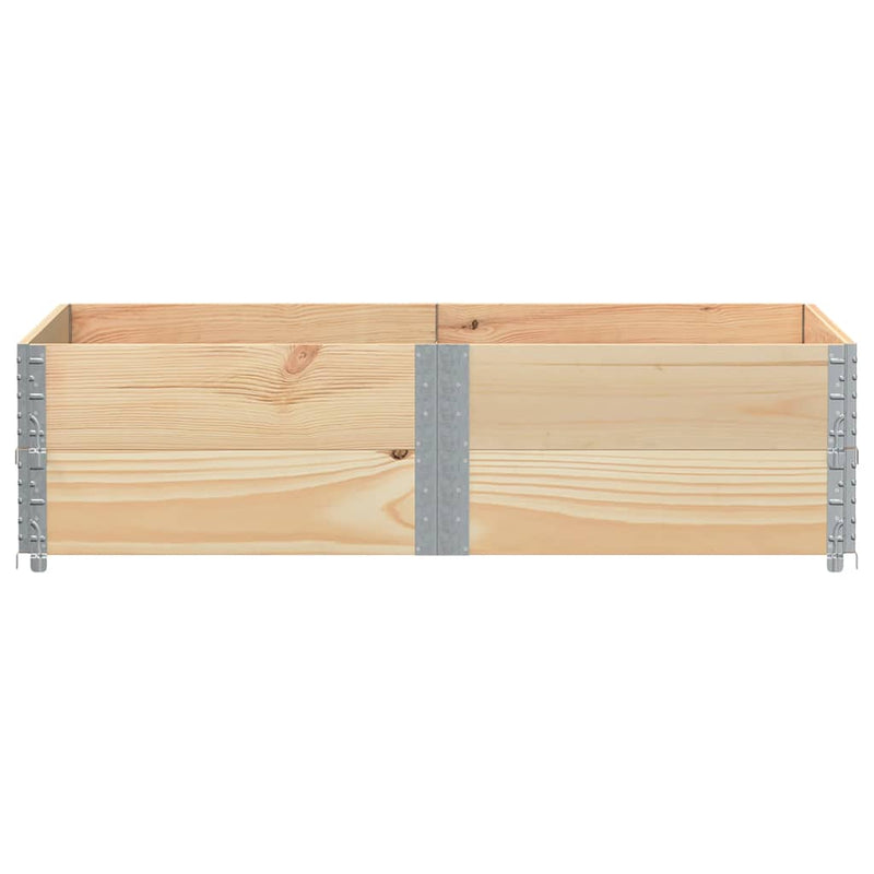 Load image into Gallery viewer, Vidaxl palletopzetranden 2 st 150x100 cm massief grenenhout