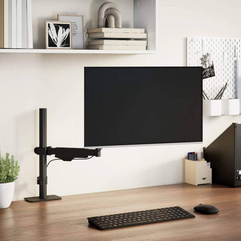 Afbeelding laden in galerijviewer, Vidaxl monitor-armbeugel 27 inch scherm gasveer 10 kg