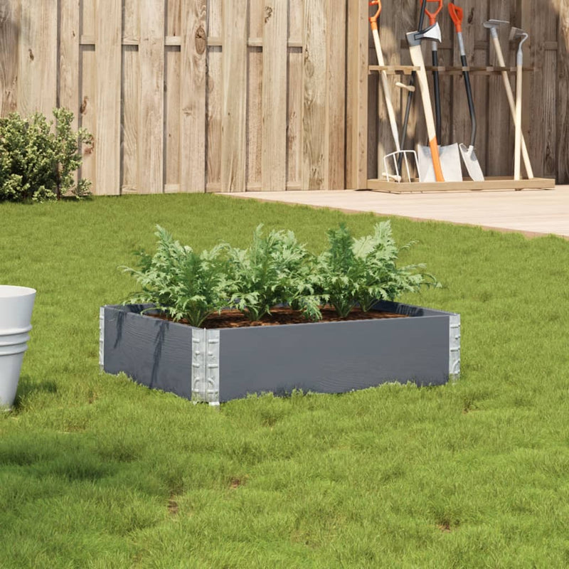 Load image into Gallery viewer, Vidaxl plantenbak 80x60 cm massief grenenhout grijs