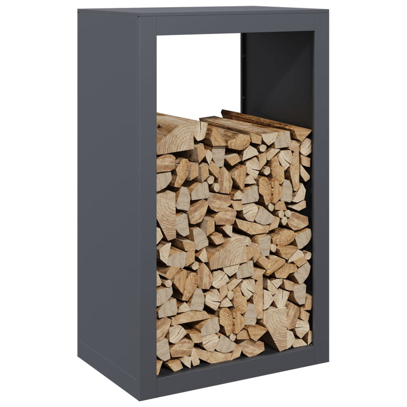 Load image into Gallery viewer, Vidaxl haardhoutrek 60x40x100 cm staal antracietkleurig