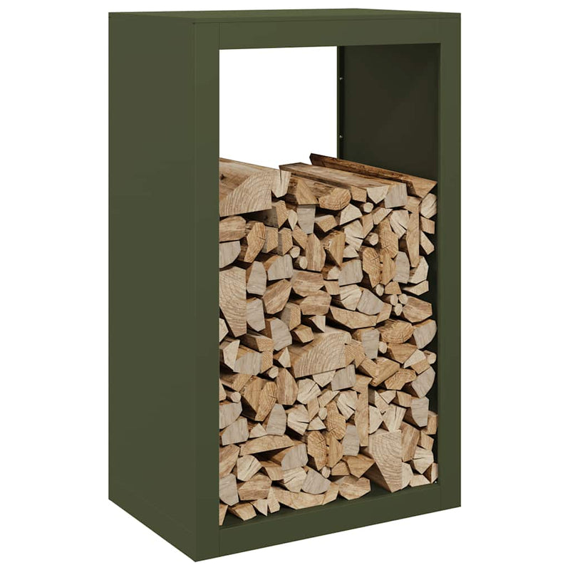 Load image into Gallery viewer, Vidaxl haardhoutrek 60x40x100 cm staal groen