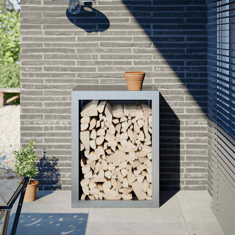 Load image into Gallery viewer, Vidaxl haardhoutrek 60x40x80 cm gegalvaniseerd staal
