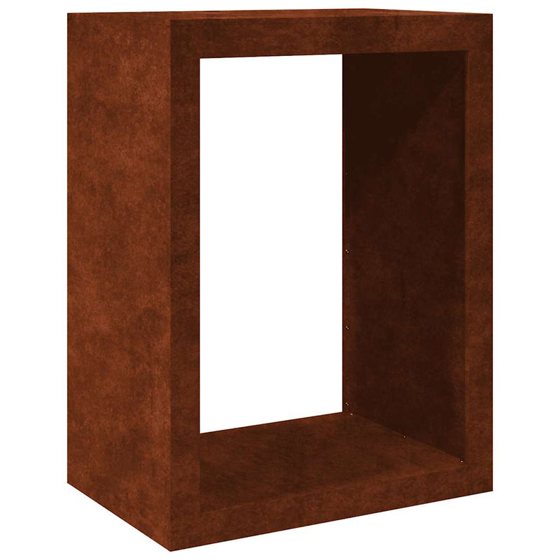 Load image into Gallery viewer, Vidaxl brandhoutrek 60x40x80 cm weervast staal