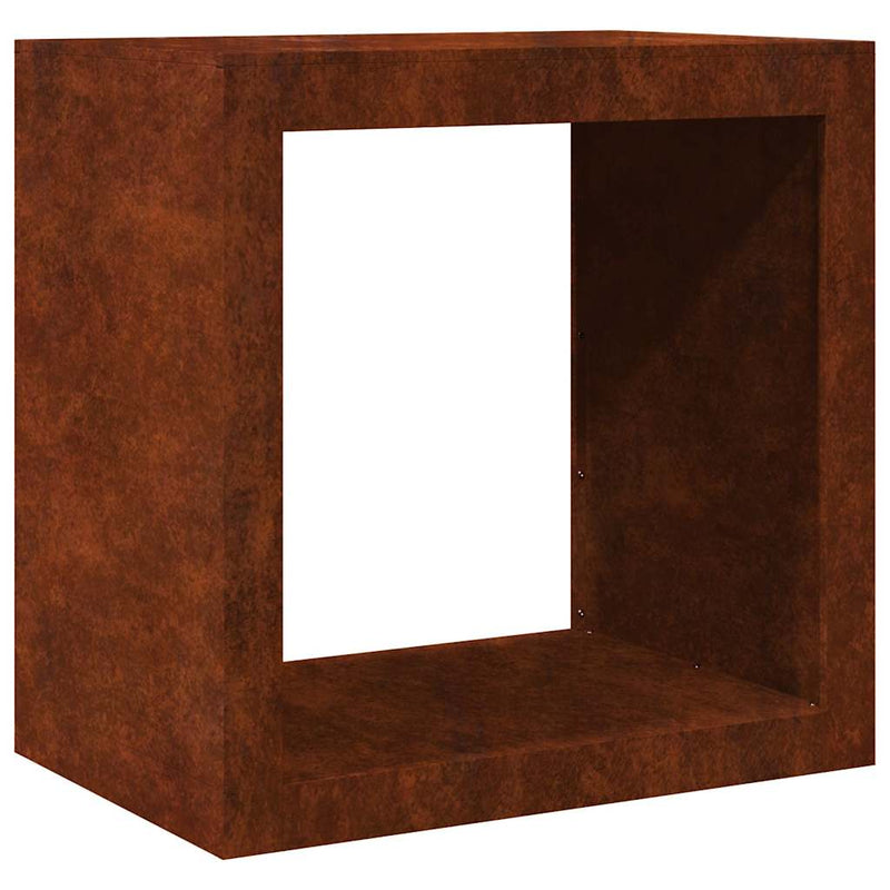 Load image into Gallery viewer, Vidaxl brandhoutrek 60x40x60 cm weervast staal
