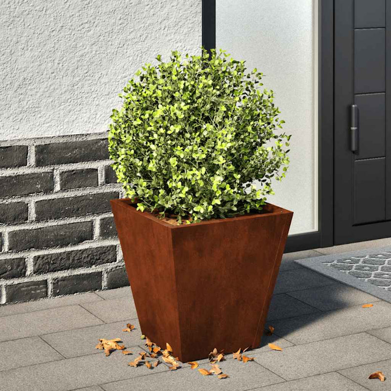 Load image into Gallery viewer, Vidaxl plantenbak 30x30x30 cm weervast staal
