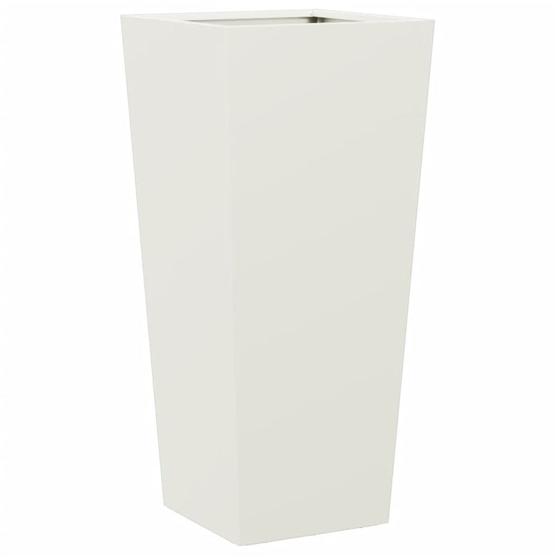 Load image into Gallery viewer, Vidaxl plantenbak 35x35x75 cm staal wit