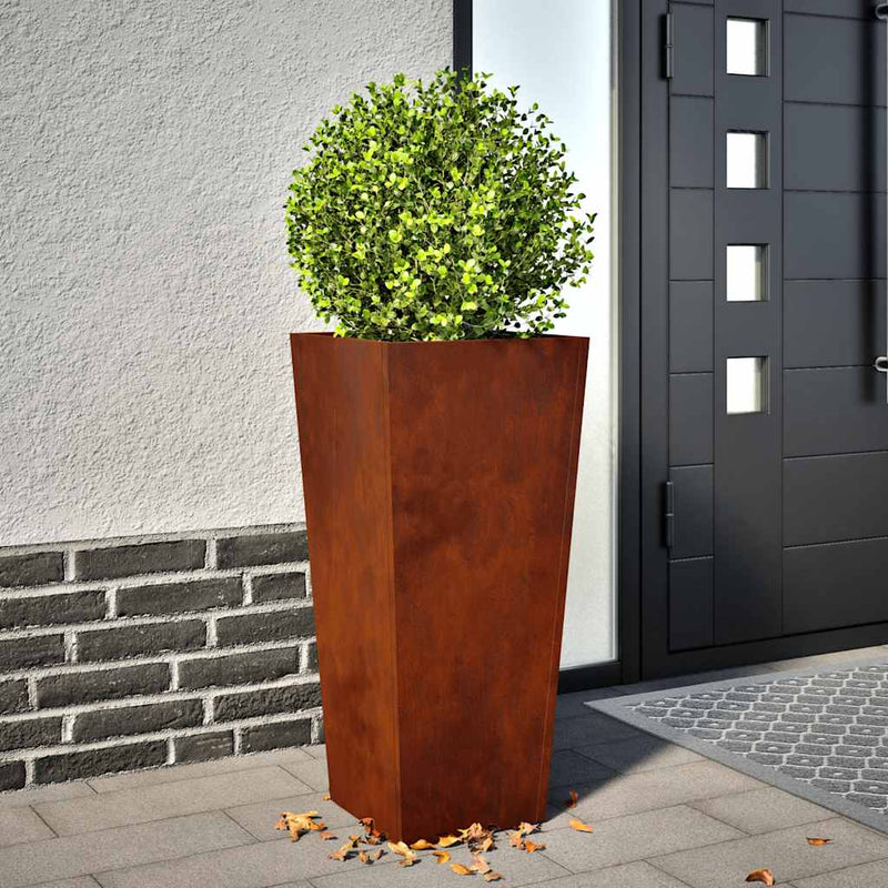 Load image into Gallery viewer, Vidaxl plantenbakken 2 st 35x35x75 cm weervast staal