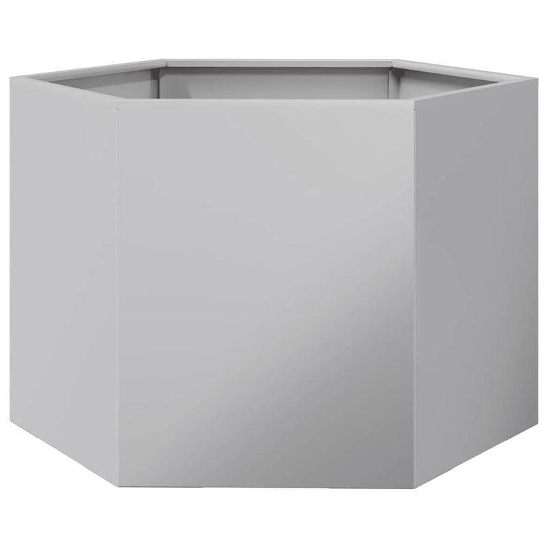 Load image into Gallery viewer, Vidaxl plantenbak zeshoek 69x60x45 cm gegalvaniseerd staal