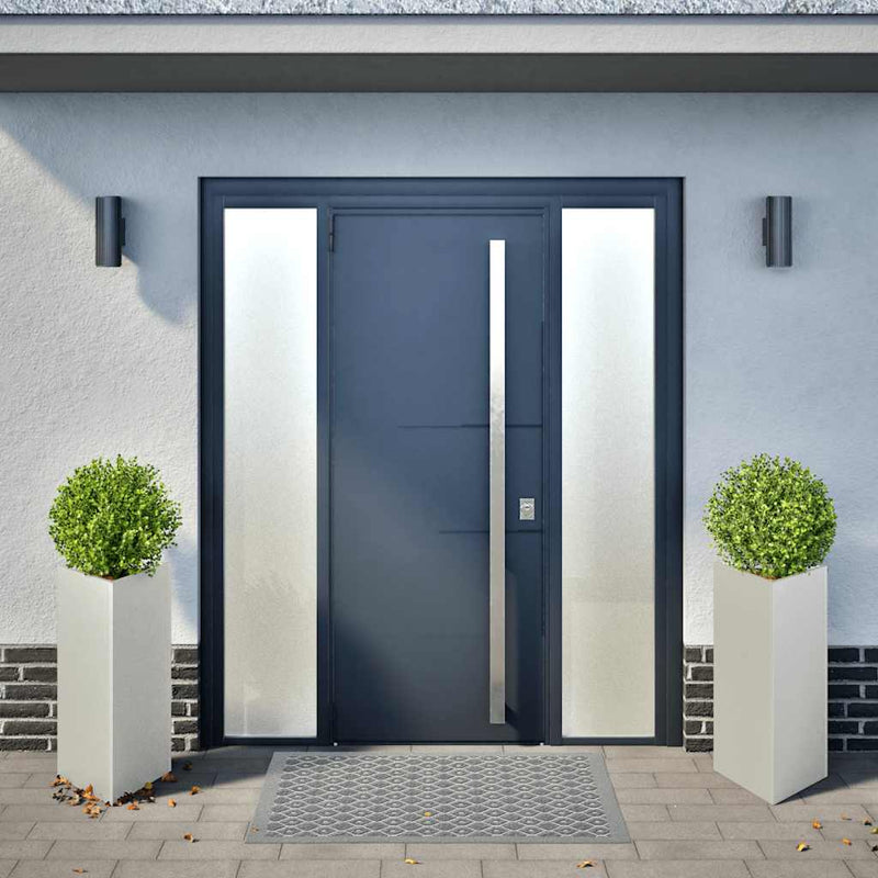 Load image into Gallery viewer, Vidaxl plantenbakken 2 st driehoek 40x40x75 cm roestvrij staal