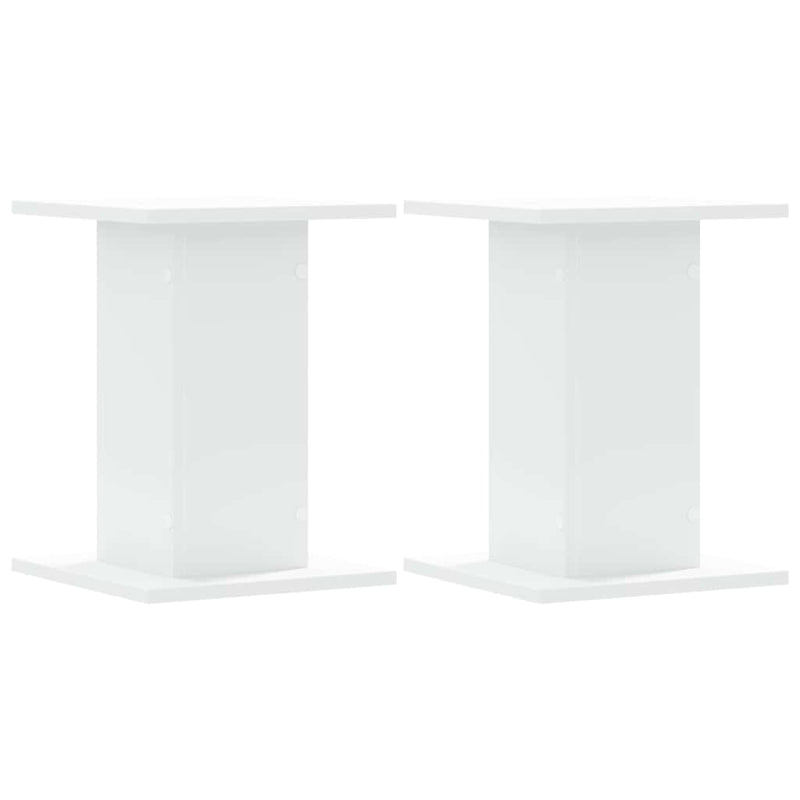 Load image into Gallery viewer, Vidaxl speakerstandaards 2 st 30x30x40 cm bewerkt hout wit