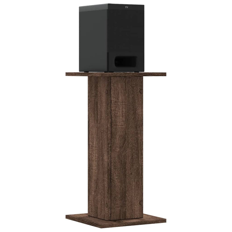 Load image into Gallery viewer, VidaXL Speakerstandaards 2 st 30x30x60 cm bewerkt hout bruin eiken