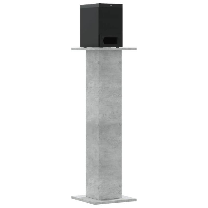 Load image into Gallery viewer, Vidaxl speakerstandaards 2 st 30x30x95 cm bewerkt hout betongrijs