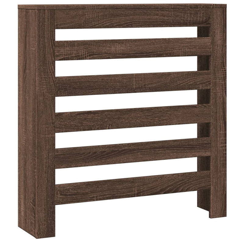 Load image into Gallery viewer, Vidaxl radiatorombouw 78x20x82 cm bewerkt hout bruin eikenkleurig
