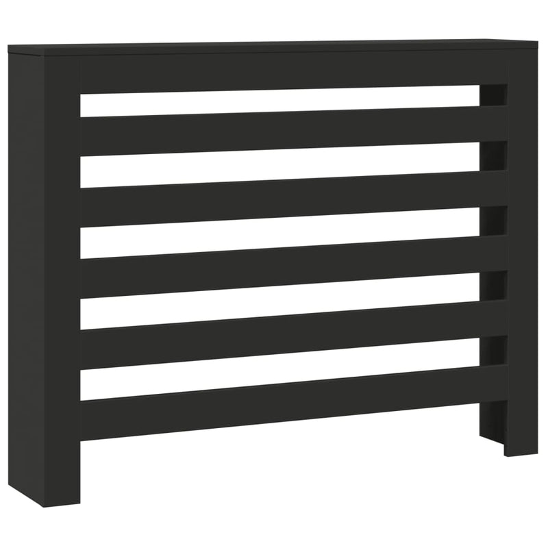 Load image into Gallery viewer, Vidaxl radiatorombouw 104x20x82 cm bewerkt hout zwart