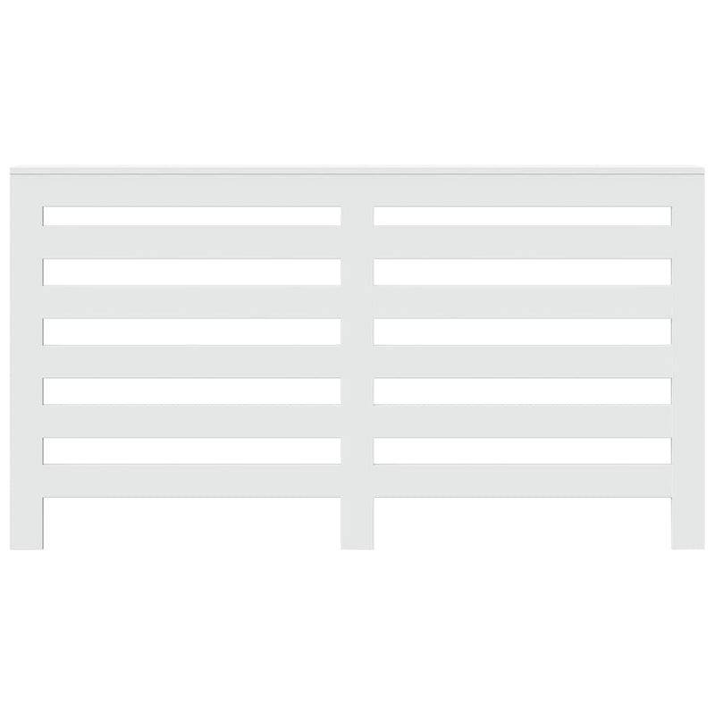 Load image into Gallery viewer, Vidaxl radiatorombouw 149x20x82 cm bewerkt hout wit