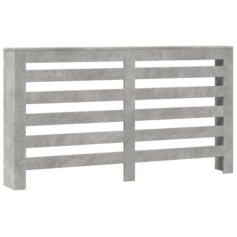 Load image into Gallery viewer, Vidaxl radiatorombouw 149x20x82 cm bewerkt hout betongrijs