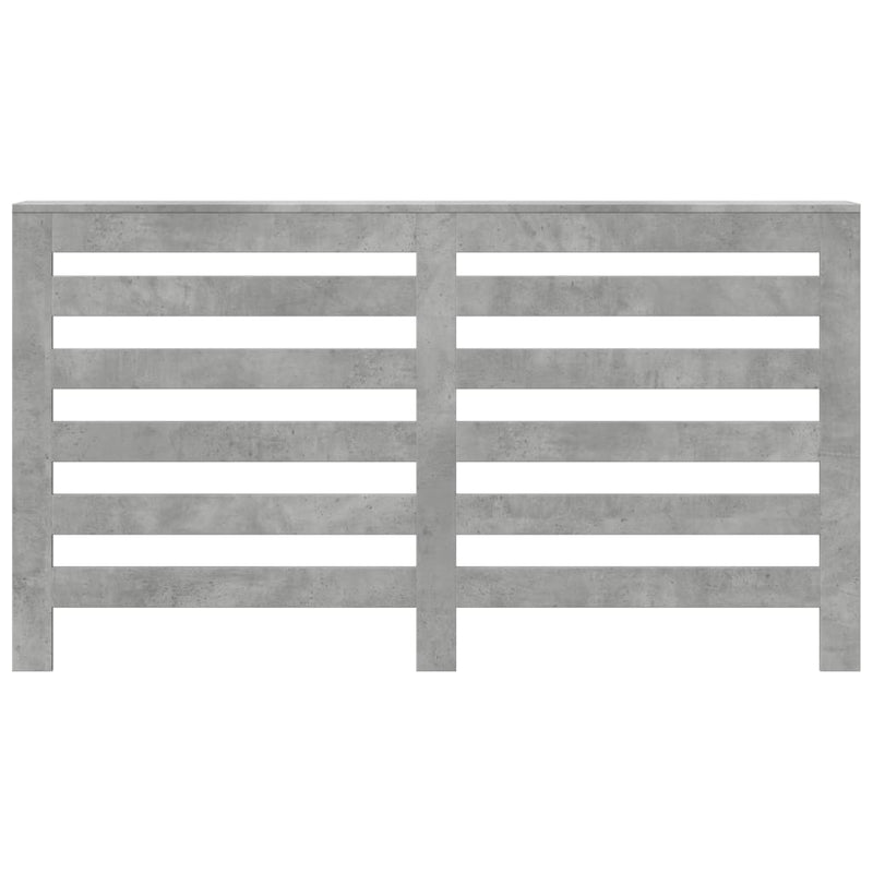 Load image into Gallery viewer, Vidaxl radiatorombouw 149x20x82 cm bewerkt hout betongrijs