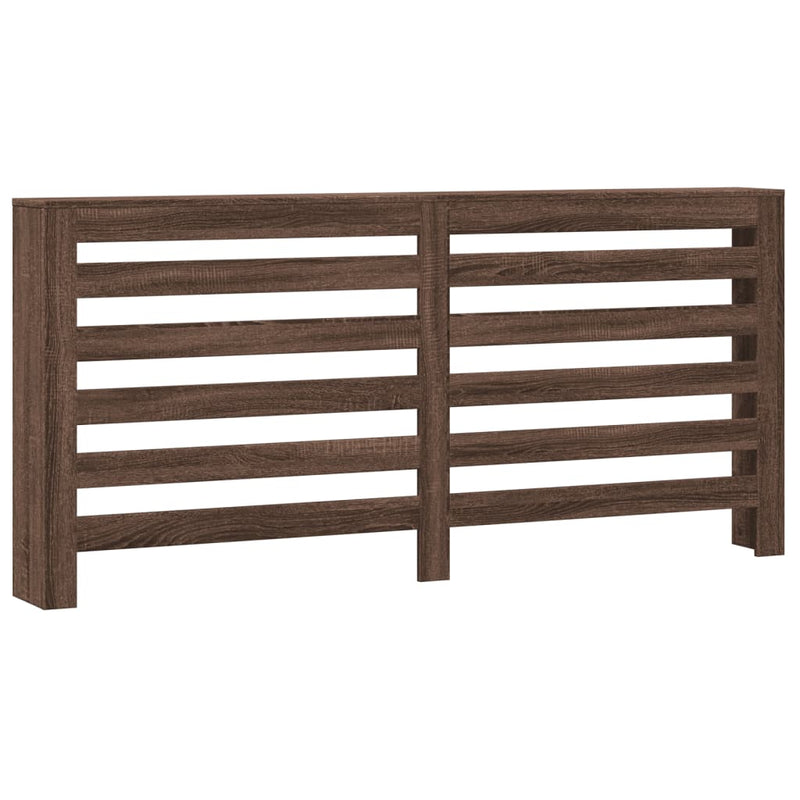 Load image into Gallery viewer, Vidaxl radiatorombouw 175x20x82 cm bewerkt hout bruin eikenkleurig