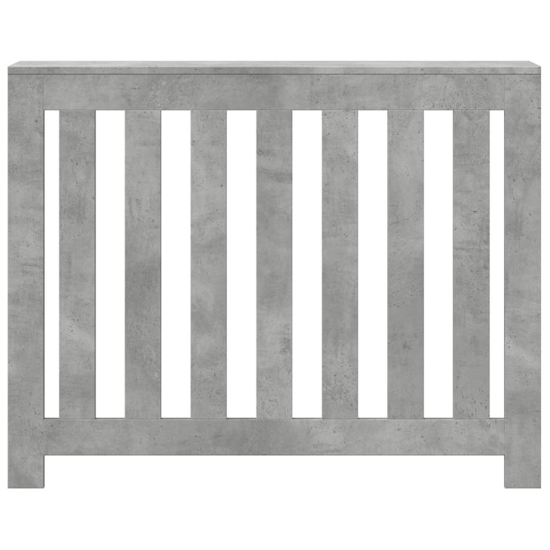 Load image into Gallery viewer, Vidaxl radiatorombouw 104x20x82 cm bewerkt hout betongrijs
