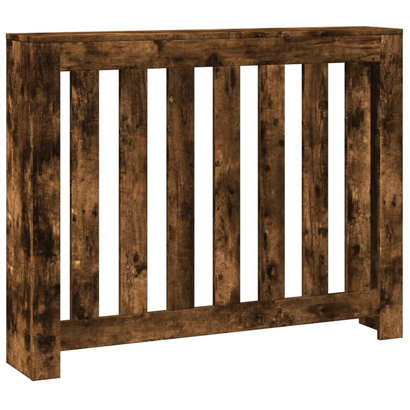 Load image into Gallery viewer, Vidaxl radiatorombouw 104x20x82 cm bewerkt hout gerookt eikenkleurig