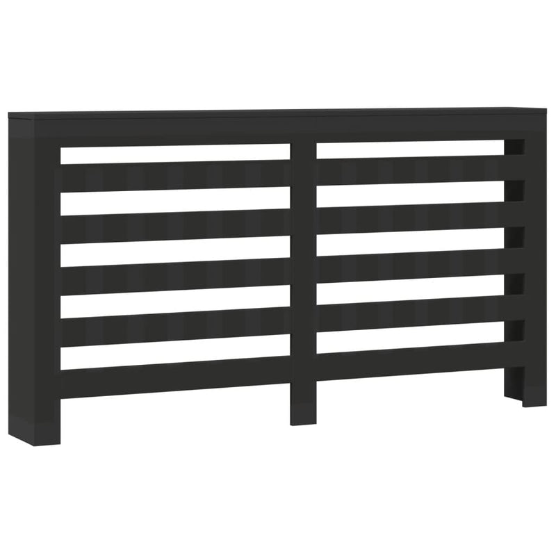 Load image into Gallery viewer, Vidaxl radiatorombouw 175x20x82 cm bewerkt hout zwart
