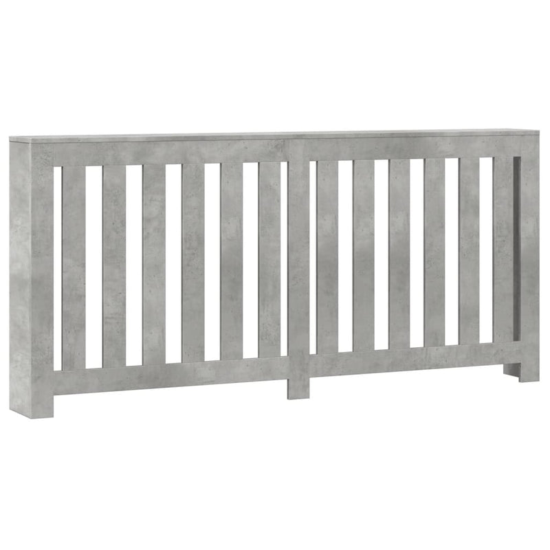 Load image into Gallery viewer, Vidaxl radiatorombouw 175x20x82 cm bewerkt hout betongrijs