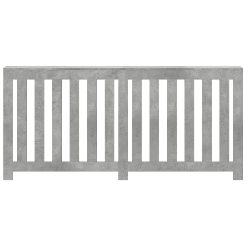 Load image into Gallery viewer, Vidaxl radiatorombouw 175x20x82 cm bewerkt hout betongrijs