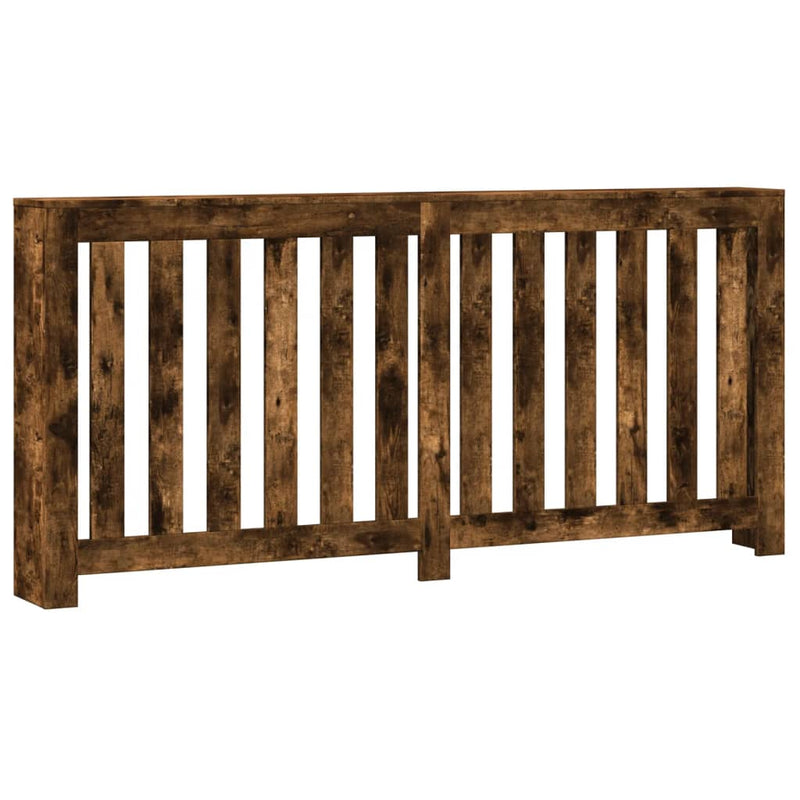Load image into Gallery viewer, Vidaxl radiatorombouw 175x20x82 cm bewerkt hout gerookt eikenkleurig