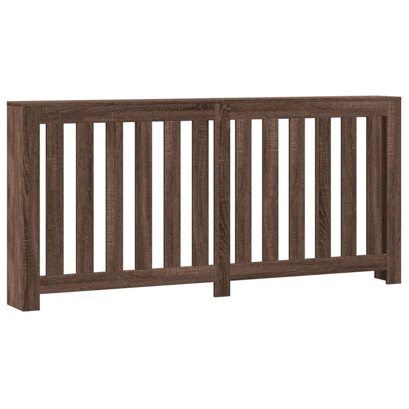 Load image into Gallery viewer, VidaXL Radiatorombouw 175x20x82 cm bewerkt hout bruin eikenkleurig