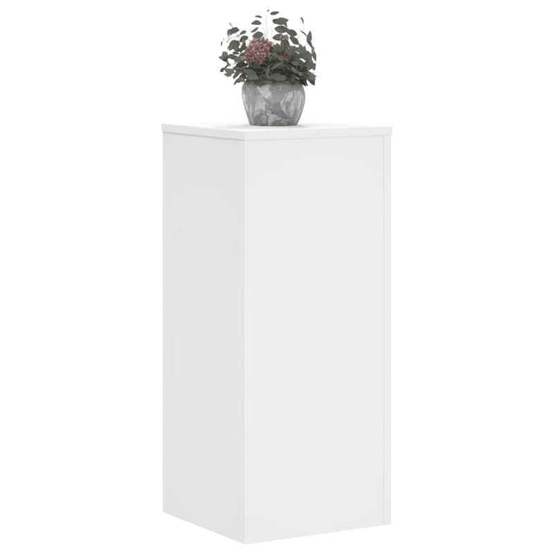 Load image into Gallery viewer, Vidaxl plantenstandaards 2 st 30x30x70 cm bewerkt hout wit
