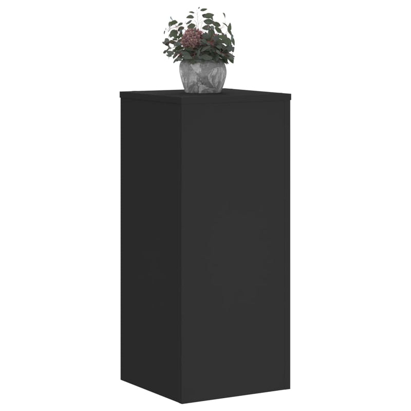 ギャラリービューアに画像をロードする, Vidaxl plantenstandaards 2 st 30x30x70 cm bewerkt hout zwart