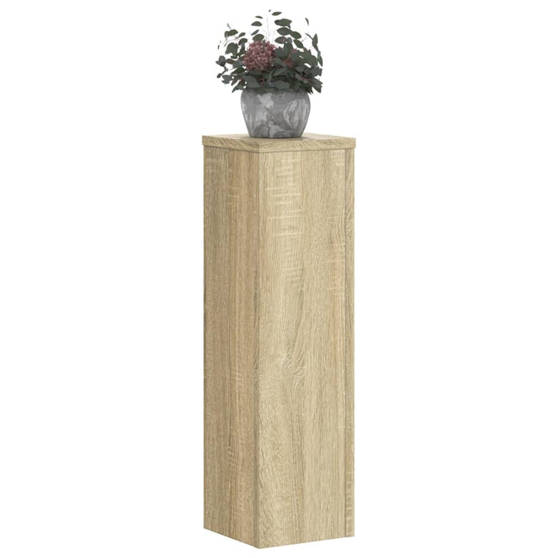 Load image into Gallery viewer, Vidaxl plantenstandaards 2 st 17x17x60 cm bewerkt hout sonoma eiken