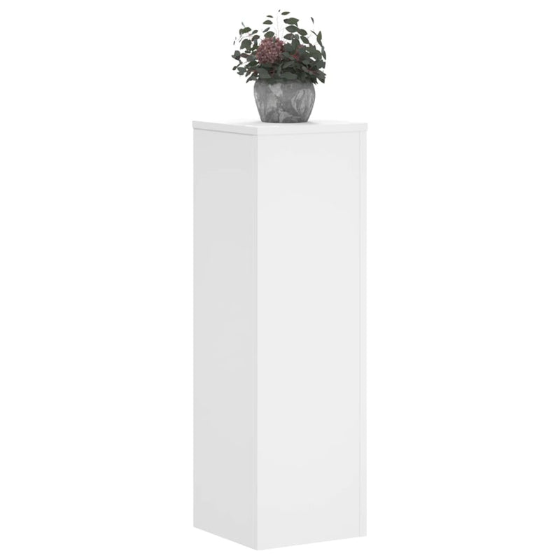 Load image into Gallery viewer, Vidaxl plantenstandaards 2 st 25x25x80 cm bewerkt hout wit