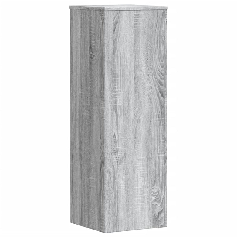 Load image into Gallery viewer, Vidaxl plantenstandaard 33x33x100 cm bewerkt hout grijs sonoma eiken