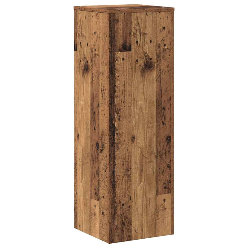 Chargez l'image dans la visionneuse de la galerie, Vidaxl plantenstandaard 33x33x100 cm bewerkt hout oud houtkleurig