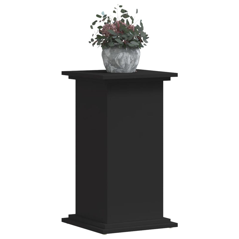 Load image into Gallery viewer, Vidaxl plantenstandaard 33x33x60 cm bewerkt hout zwart