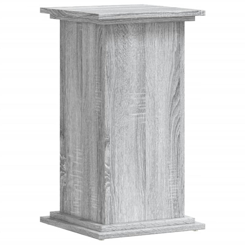 Load image into Gallery viewer, Vidaxl plantenstandaard 33x33x60 cm bewerkt hout grijs sonoma eiken