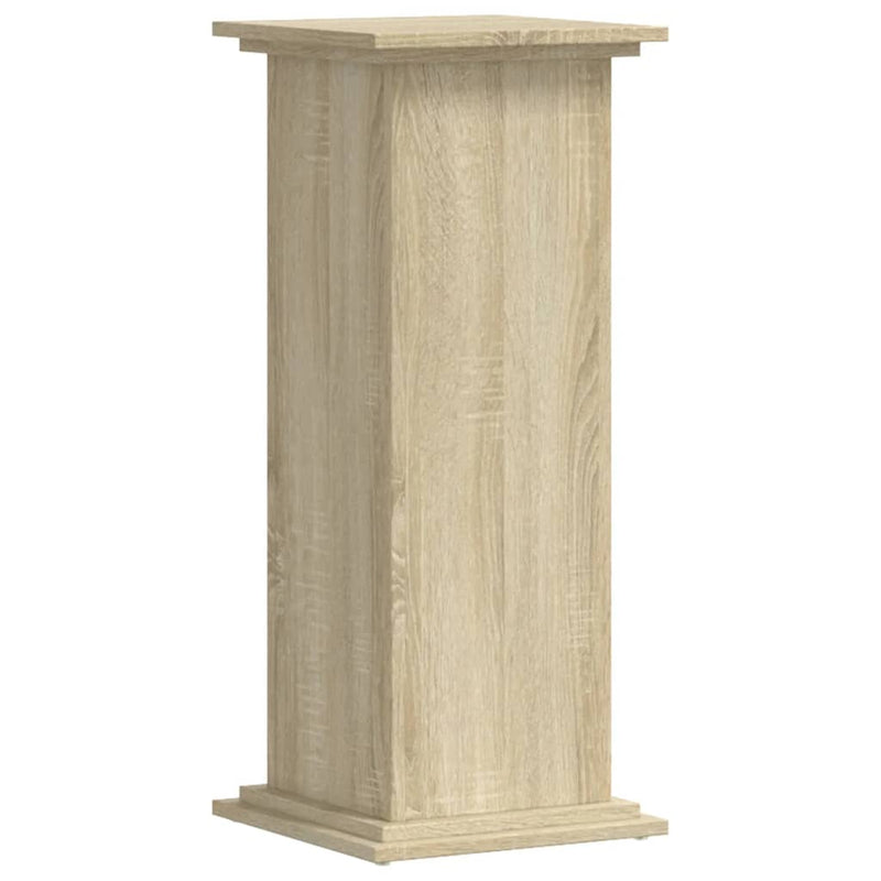 Load image into Gallery viewer, Vidaxl plantenstandaard 33x33x80 cm bewerkt hout sonoma eikenkleurig