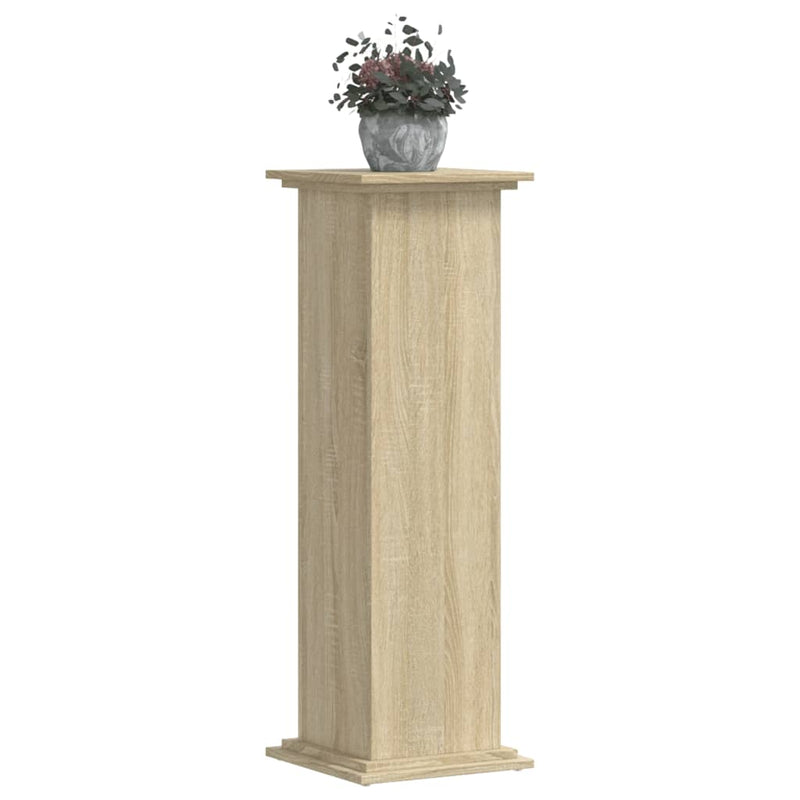 Load image into Gallery viewer, Vidaxl plantenstandaard 33x33x100 cm bewerkt hout sonoma eikenkleurig