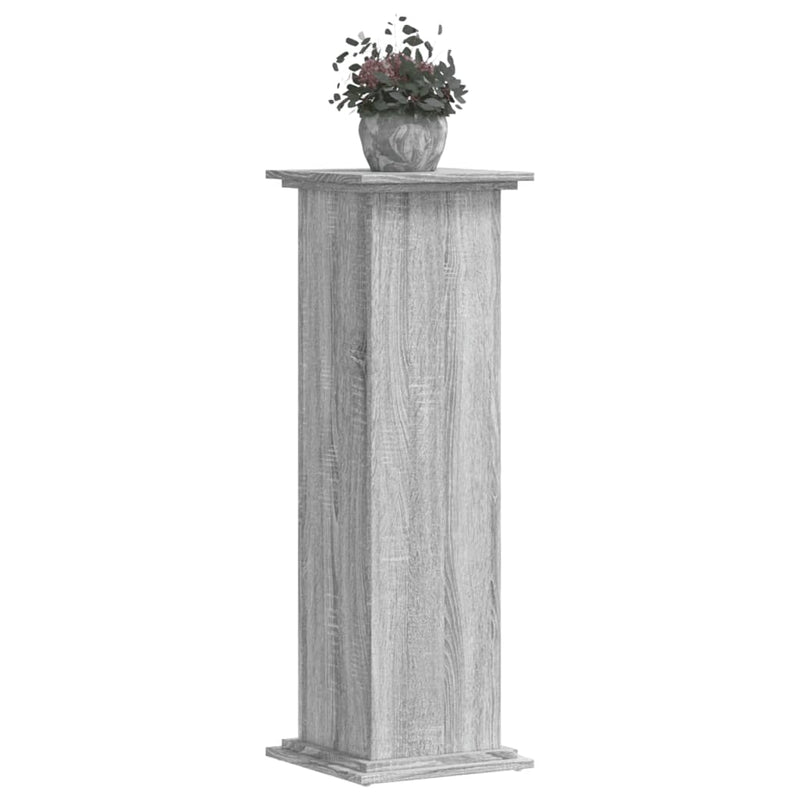 Load image into Gallery viewer, Vidaxl plantenstandaard 33x33x100 cm bewerkt hout grijs sonoma eiken