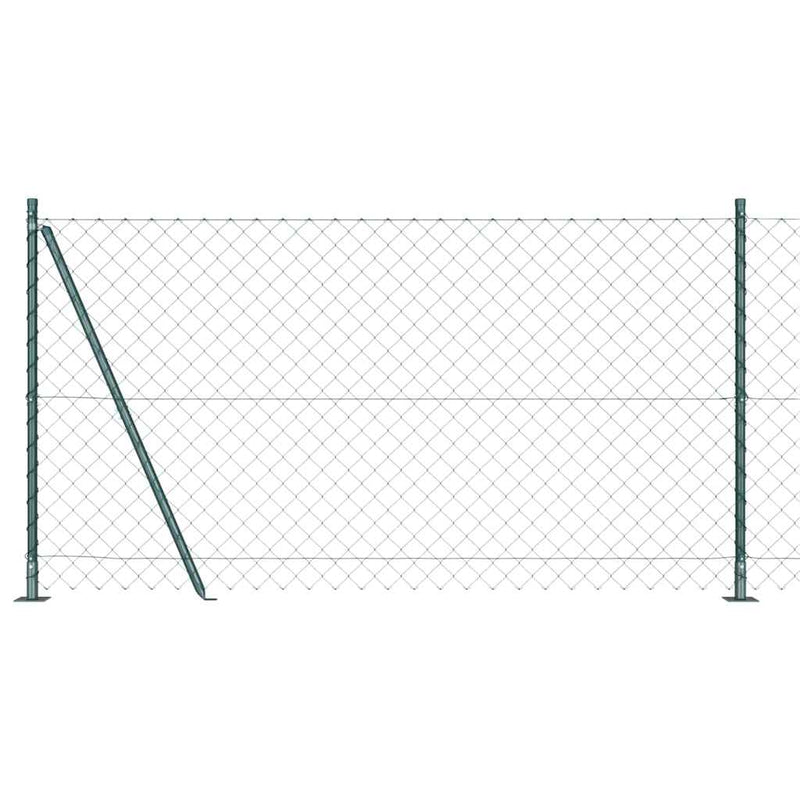 Afbeelding laden in galerijviewer, Vidaxl afrasteringspaal groen 10 x 1,2 m (60 x 60 mm gaas)