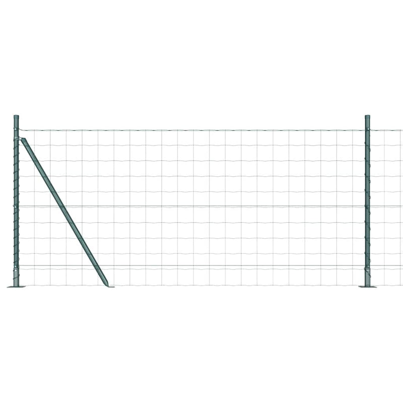 Load image into Gallery viewer, Vidaxl hek met paal groen 1 x 10 m staal